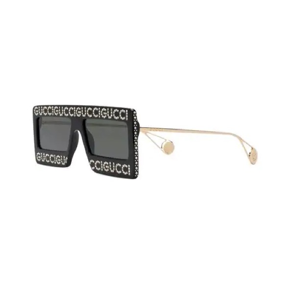 Gucci embellished rectangular sunglasses - Picture 13 of 13